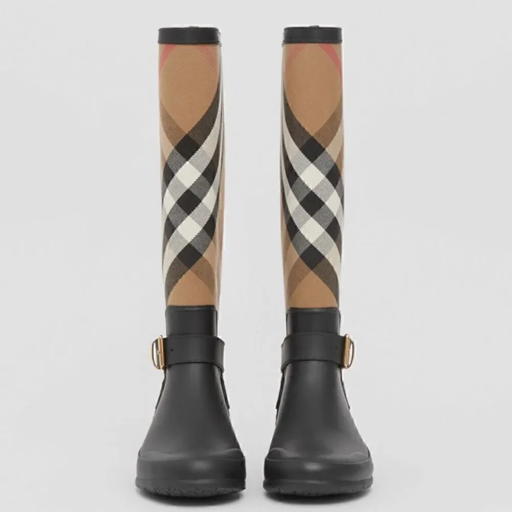 Burberry Rain-boots Nova Check & Rubber Size: 37